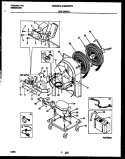 UNIT PARTS Diagram and Parts List for MDD25TG1  Gibson Dehumidifier