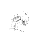 WINDOW MOUNTING PARTS Diagram and Parts List for M420B2SA  Kelvinator Air Conditioner