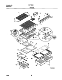 Part Location Diagram of 215919469 Frigidaire TRIM-GLASS SHELF