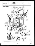TUB PARTS Diagram and Parts List for DW6600FM1  Frigidaire Dishwasher