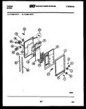 CONTROL PANEL Diagram and Parts List for 77-4987-00-05  Tappan Microwave Oven Combo