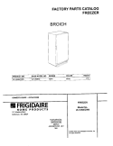 COVER Diagram and Parts List for UL1293ECW9  Electrolux Freezer