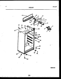 CABINET PARTS Diagram and Parts List for RT143NLDD  Frigidaire Refrigerator