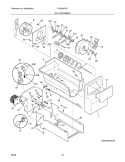 ICE CONTAINER Diagram and Parts List for FRS23KF6EMD  Frigidaire Refrigerator