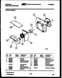 AIR HANDLING PARTS Diagram and Parts List for AR09ME5L1  Frigidaire Air Conditioner