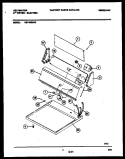 CONSOLE AND CONTROL PARTS Diagram and Parts List for DET400KD3  Kelvinator Dryer