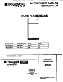 COVER Diagram and Parts List for MRT18TRCD1  Frigidaire Refrigerator