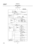 WIRING SCHEMATIC Diagram and Parts List for FRS26KR4AQ4  Frigidaire Refrigerator
