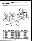 DOOR PARTS Diagram and Parts List for SU150MXV1  Frigidaire Dishwasher