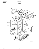 CABINET Diagram and Parts List for WRT22NRCD0  Frigidaire Refrigerator