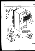 SYSTEM AND AUTOMATIC DEFROST PARTS Diagram and Parts List for TPK140JN0D  Kelvinator Refrigerator