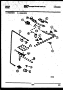 BURNER, MANIFOLD AND GAS CONTROL Diagram and Parts List for 30-2239-00-01  Tappan Range