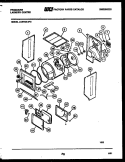 CABINET AND COMPONENT PARTS Diagram and Parts List for LCE752LL2  Frigidaire Washer Dryer Combo