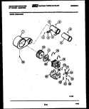 BURNER, IGNITER AND VALVE Diagram and Parts List for DE640KDW3  Frigidaire Dryer