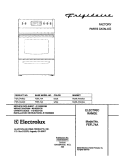 COVER Diagram and Parts List for FEFL74ABC  Frigidaire Range