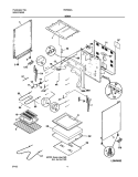 BODY Diagram and Parts List for FEF352ASD  Frigidaire Range
