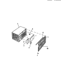 CABINET, FRONT, WRAPPER Diagram and Parts List for S2-06B1E  Kelvinator Air Conditioner