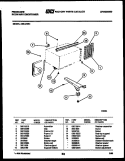 WINDOW MOUNTING PARTS Diagram and Parts List for A05LH5K1  Frigidaire Air Conditioner