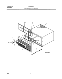 WRAPPER Diagram and Parts List for FAS224J2A2  Frigidaire Air Conditioner