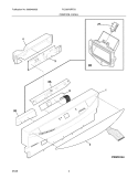 CONTROL PANEL Diagram and Parts List for PLD2875RFC0  Frigidaire Dishwasher