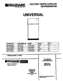COVER Diagram and Parts List for MRT16CGEW0  Uni Refrigerator