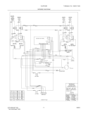 WIRING DIAGRAM Diagram and Parts List for GLEF369DBA  Frigidaire Range