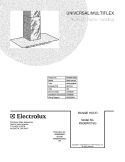 COVER Diagram and Parts List for RH36WCT6GS  Uni Range Hood