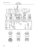 WIRING SCHEMATIC Diagram and Parts List for E23CS75DSS1  Electrolux Refrigerator