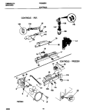 CONTROLS Diagram and Parts List for FRS26ZXHD0  Frigidaire Refrigerator