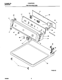 Part Location Diagram of 131945600 Frigidaire TRIMPLATE FDE/B7WSH