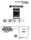 COVER Diagram and Parts List for FGF353BADJ  Frigidaire Range