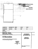 COVER Diagram and Parts List for GLRT184TCQ0  Frigidaire Refrigerator