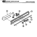 CONTROL PANEL Diagram and Parts List for 37-1042-23-05  Tappan Range