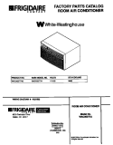 COVER Diagram and Parts List for WAC063T7A5  Frigidaire Air Conditioner