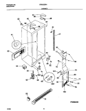 CABINET Diagram and Parts List for GRS20ZRHW1  Gibson Refrigerator