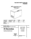 COVER Diagram and Parts List for FFC13G7AW2  Frigidaire Freezer