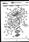 BODY PARTS Diagram and Parts List for REG533MDM2  Frigidaire Range
