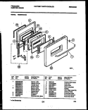 Part Location Diagram of 5303300169 Frigidaire HANDLE-WHITE