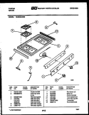 COOKTOP PARTS Diagram and Parts List for 30-3649-66-06  Tappan Range