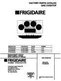 COVER Diagram and Parts List for FGC6X5XGBA  Frigidaire Cooktop