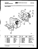 AIR HANDLING PARTS Diagram and Parts List for FAC066P7B1  Frigidaire Air Conditioner