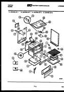BACKGUARD Diagram and Parts List for 31-7968-66-03  Tappan Range