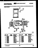CABINET AND INSTALLATION PARTS Diagram and Parts List for AS147N1A1  Frigidaire Air Conditioner