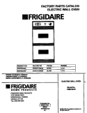 COVER Diagram and Parts List for FEB755CESF  Frigidaire Wall Oven