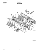 P12C0071 CONTROL PANEL Diagram and Parts List for FWS845GFS2  Frigidaire Washer