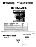 COVER Diagram and Parts List for FEB556CBT2  Frigidaire Wall Oven