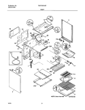 BODY Diagram and Parts List for TGF375CHSF  Tappan Range