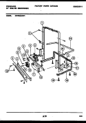 POWER DRY AND MOTOR PARTS Diagram and Parts List for DW7600AWW1  Frigidaire Dishwasher