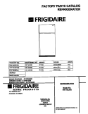 COVER Diagram and Parts List for FRT16CNHD5  Frigidaire Refrigerator