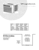 COVER Diagram and Parts List for FAS184P2A1  Frigidaire Air Conditioner